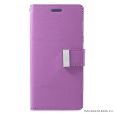 Mercury Rich Diary Wallet Case for Samsung Galaxy S9 - Purple