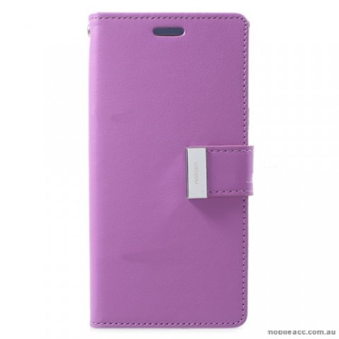 Mercury Rich Diary Wallet Case for Samsung Galaxy S9 - Purple