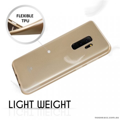 Mercury Pearl TPU Jelly Case for Samsung Galaxy S9 Plus - Gold