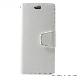 Mercury Goospery Sonata Diary Stand Wallet Case For Samsung Galaxy S9 Plus - White