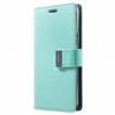 Mercury Rich Diary Wallet Case for Samsung Galaxy S9 Plus - Mint