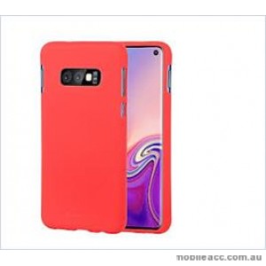Korean Mercury  Soft Feeling  Jelly Case For Samsung  Galaxy  S10  6.1'' Red