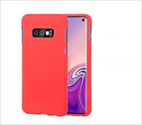 Korean Mercury  Soft Feeling  Jelly Case For Samsung  Galaxy  S10  6.1'' Red