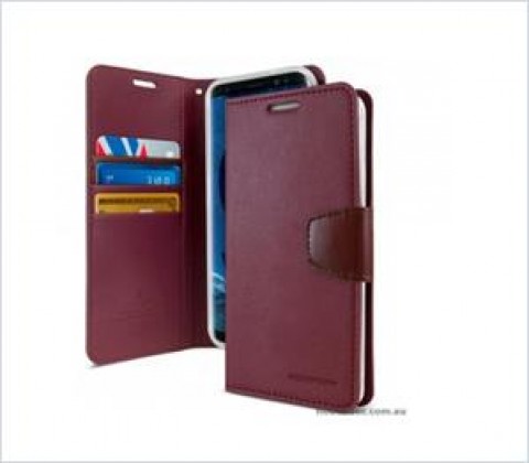 Korean Mercury Sonata Wallet Case For Samsung  Galaxy  S10 5G Red Wine