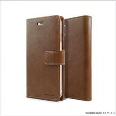 Korean Mercury Bluemoon Diary  Wallet Case For Samsung  Galaxy  S10  Plus Brown