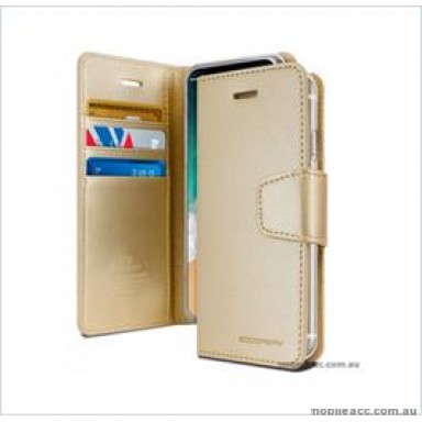 Korean Mercury Sonata Wallet Case For Samsung  Galaxy  S10  Plus Gold
