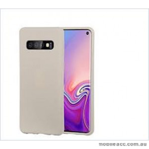 Korean Mercury  Soft Feeling  Jelly Case For Samsung  Galaxy  S10  Plus Stone