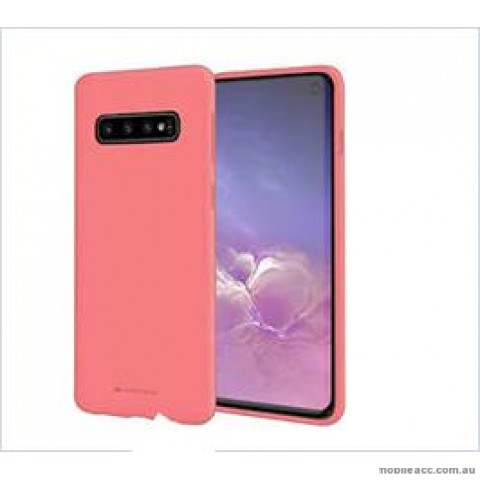 Korean Mercury  Soft Feeling  Jelly Case For Samsung  Galaxy  S10  Plus Pink
