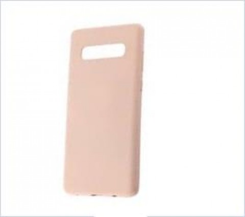 Korean Mercury  Soft Feeling  Jelly Case For Samsung  Galaxy  S10  Plus Pink Sand