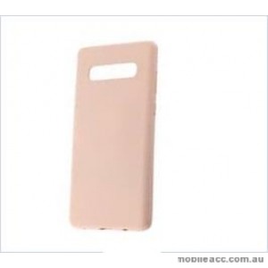 Korean Mercury  Soft Feeling  Jelly Case For Samsung  Galaxy  S10E Pink Sand