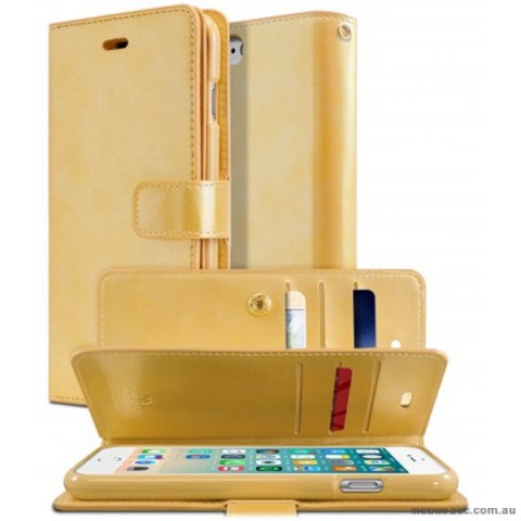 Korean Mercury Goospery Mansoor Wallet Case Cover iPhone 7/8 4.7 Inch - Gold