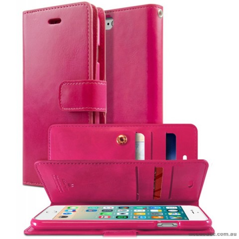 Korean Mercury Goospery Mansoor Wallet Case Cover iPhone 7/8 4.7 Inch - Hot Pink