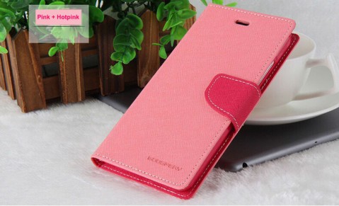 Korean Mercury Fancy Diary Wallet Case For iPhone 7/8 4.7 Inch - Light Pink
