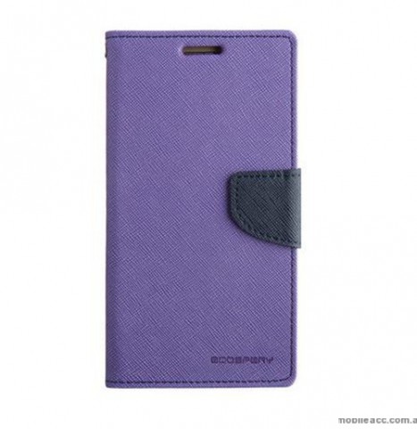 Korean Mercury Fancy Diary Wallet Case For iPhone 7/8 4.7 Inch - Purple