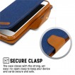 Korean Mercury Canvas Diary Diary Wallet Case Cover For iPhone 7/8 4.7 Inch - Royal Blue