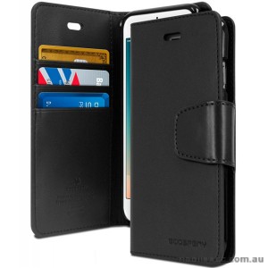 Korean Mercury Sonata Wallet Case for iPhone 7/8 4.7 Inch - Black