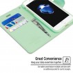 Korean Mercury Sonata Wallet Case for iPhone 7/8 4.7 Inch - Mint