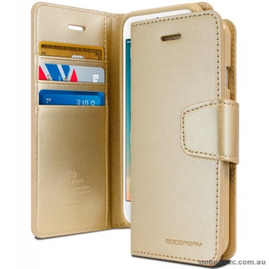 Korean Mercury Sonata Wallet Case for iPhone 7/8 4.7 Inch - Gold