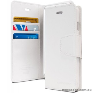 Korean Mercury Sonata Wallet Case for iPhone 7/8 4.7 Inch - White