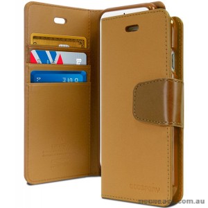Korean Mercury Sonata Wallet Case for iPhone 7/8 4.7 Inch - Camel