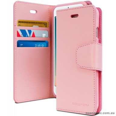 Korean Mercury Sonata Wallet Case for iPhone 7/8 4.7 Inch - Light Pink
