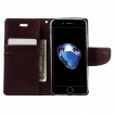 Korean Mercury Bravo Diary Wallet Case For iPhone 7/8 4.7 Inch - Ruby Wine