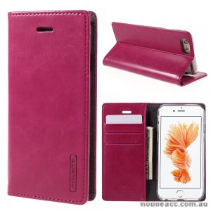 Korean Mercury Blue Moon Flip Diary Case for iPhone 7/8 4.7 Inch - Hot Pink