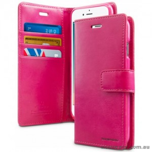 Mercury Goospery Blue Moon Diary Wallet Case For iPhone 7/8 4.7 Inch - Hot Pink