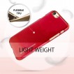 Mercury Goospery iJelly iPhone 7/8 4.7 Inch Gel Case - Red
