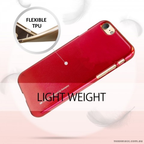 Mercury Goospery iJelly iPhone 7/8 4.7 Inch Gel Case - Red