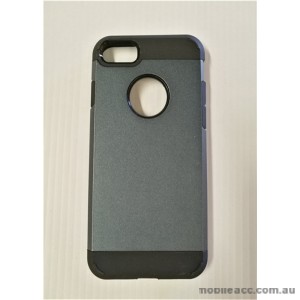 PWR Shockproof Heavy Duty Case Cover For iPhone 7 4.7 Inch - Navy Blue