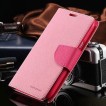 Korean Mercury Fancy Diary Wallet Case Cover For iPhone 7+/8+  5.5 inch - Light Pink