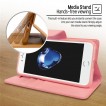 Korean Mercury Sonata Diary Wallet Case Cover For iPhone 7+/8+  5.5 inch - Light Pink