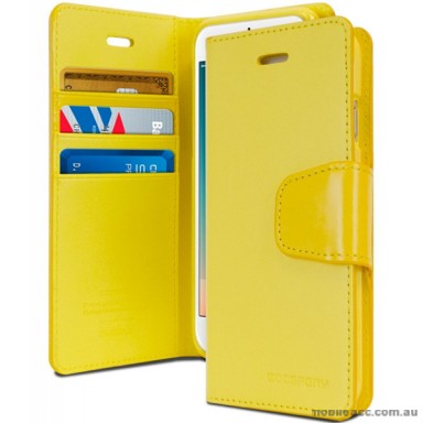 Korean Mercury Sonata Diary Wallet Case Cover For iPhone 7+/8+ 5.5 inch - Yellow