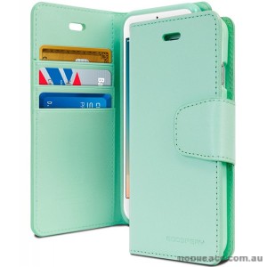 Korean Mercury Sonata Diary Wallet Case Cover For iPhone 7+/8+ 5.5 inch - Mint Green