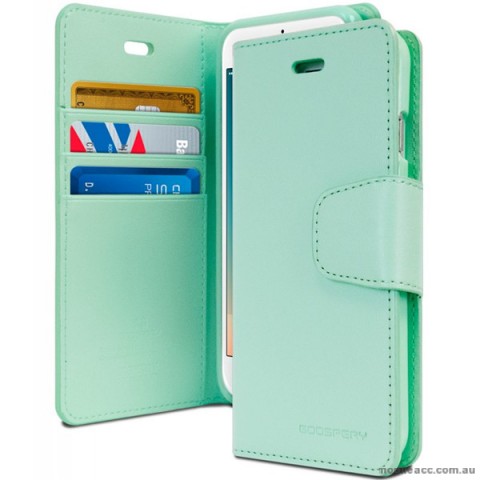Korean Mercury Sonata Diary Wallet Case Cover For iPhone 7+/8+ 5.5 inch - Mint Green