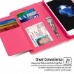 Korean Mercury Rich Diary Wallet Case Cover For iPhone 7+/8+ 5.5 inch - Light Pink