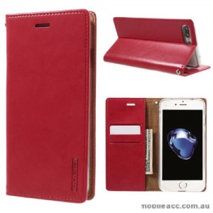 Korean Mercury Blue Moon Flip Case Cover For iPhone 7+/8+ 5.5 inch - Red