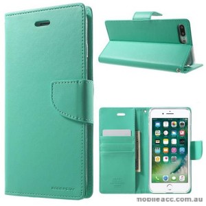 Korean Mercury Bravo Diary Wallet Case Cover For iPhone 7/8 Plus 5.5 inch - Mint Green