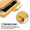 Korean Mercury Mansoor Diary Wallet Case Cover For iPhone 7+/8+  5.5 inch - Gold