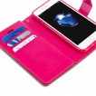 Korean Mercury Mansoor Diary Wallet Case Cover For iPhone 7+/8+  5.5 inch - Hot Pink