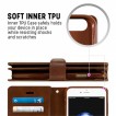 Korean Mercury Mansoor Diary Wallet Case Cover For iPhone7+/8+  5.5 inch - Brown