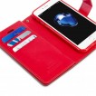 Korean Mercury Mansoor Diary Wallet Case Cover For iPhone 7+/8+  5.5 inch - Red