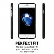 Korean Mercury Pearl iSkinTPU Case Cover For iPhone 7+/8+  5.5 inch - Black
