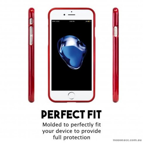Korean Mercury Pearl iSkin TPU For iPhone 7+/8+  5.5 inch - Red