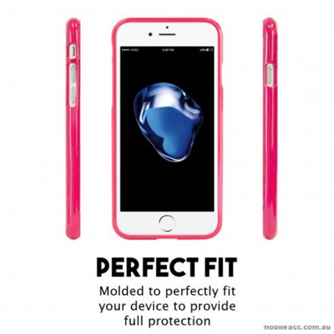 Korean Mercury Pearl iSkin TPU For iPhone 7+/8+  5.5 inch - Hot Pink