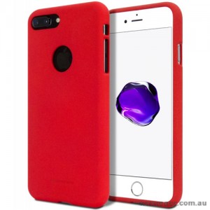 Genuine Mercury Goospery Soft Feeling Jelly Case Matt Rubber For iPhone 7 Plus - Red