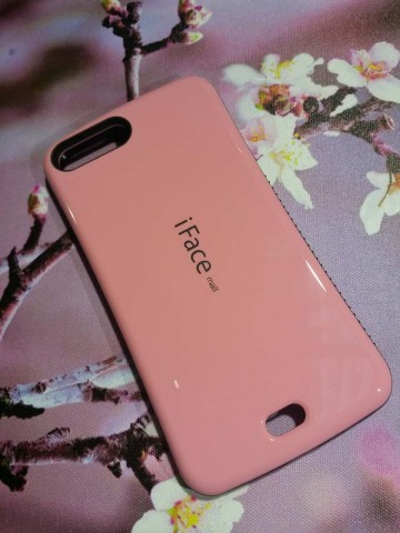 iFace Anti-Shock Case For iPhone  7+/8+ s 5.5 inch - Light Pink