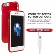 Mercury Goospery iJelly iPhone 7+/8+  5.5 inch Gel Case - Red
