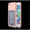 TPU Gel Jelly Back Case With Card Slot For iPhone 7/8 4.7 Inch - Clear